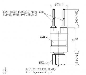 Minipresostat Danfoss ACB-2UA392W